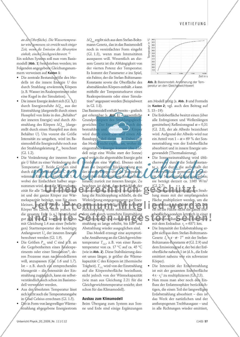 Das Klima modellieren – (k)ein Thema für den Unterricht? Preview 3