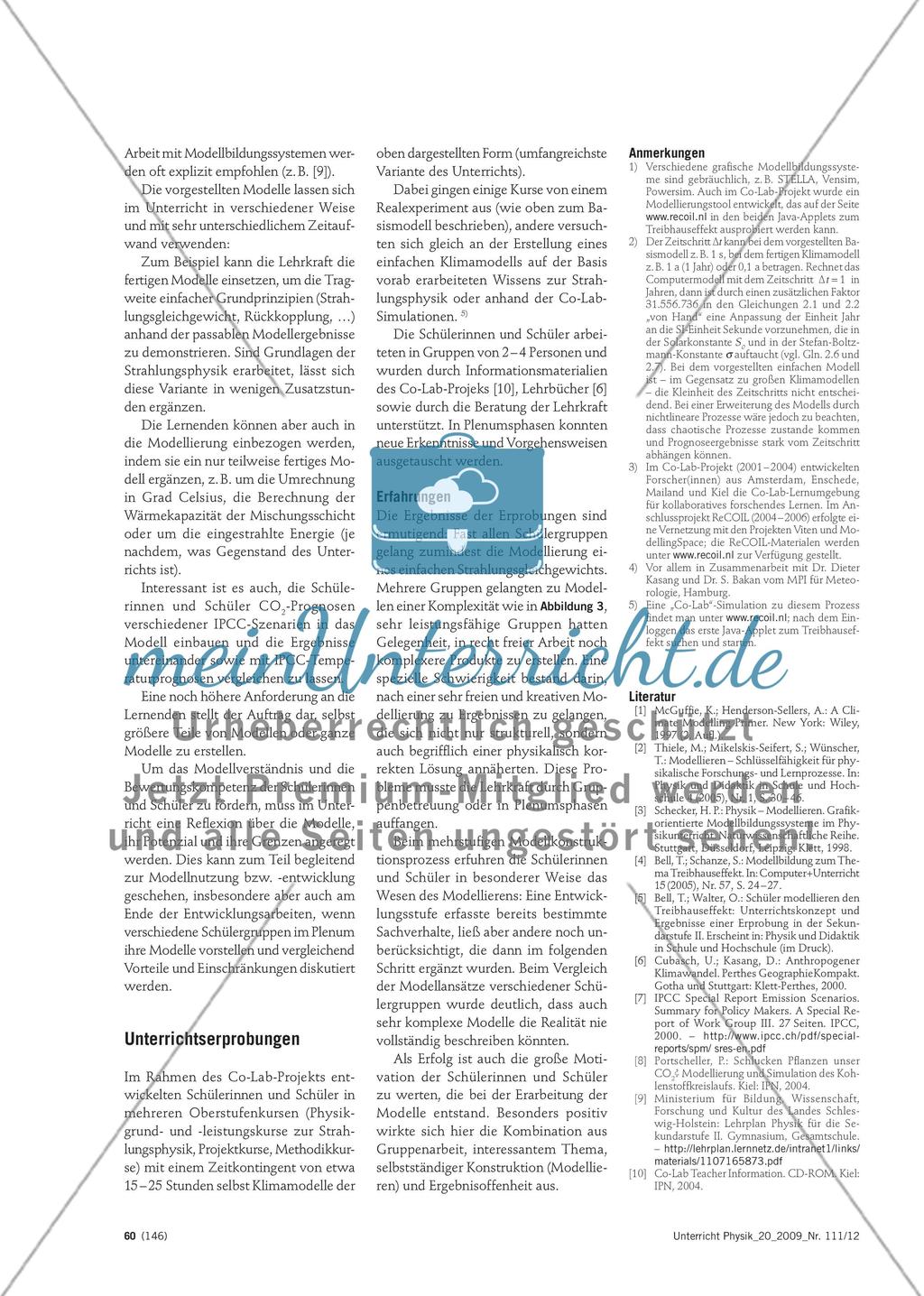Das Klima modellieren – (k)ein Thema für den Unterricht? Preview 6