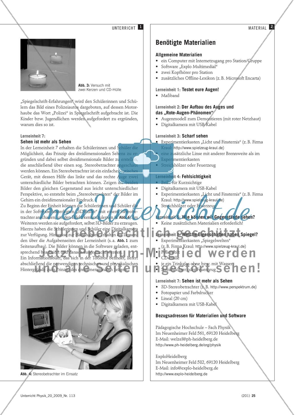 Stereoskopie - Eine alte Technik in neuem Gewand für einen modernen naturwissenschaftlichen Unterricht Preview 3