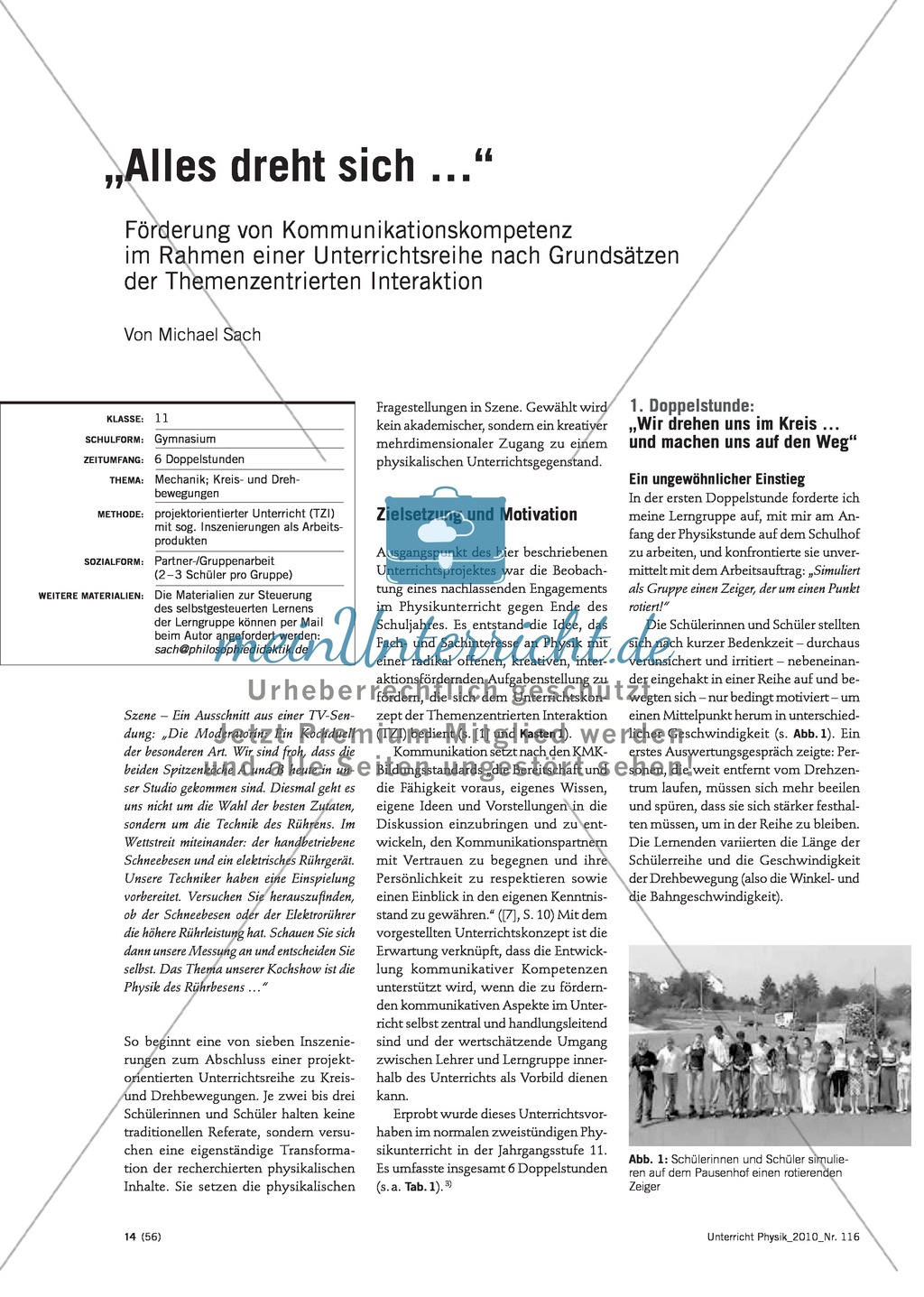Infotext: Unterrichtseinheiten zur Förderung der Kommunikationskompetenz entwerfen Preview 1