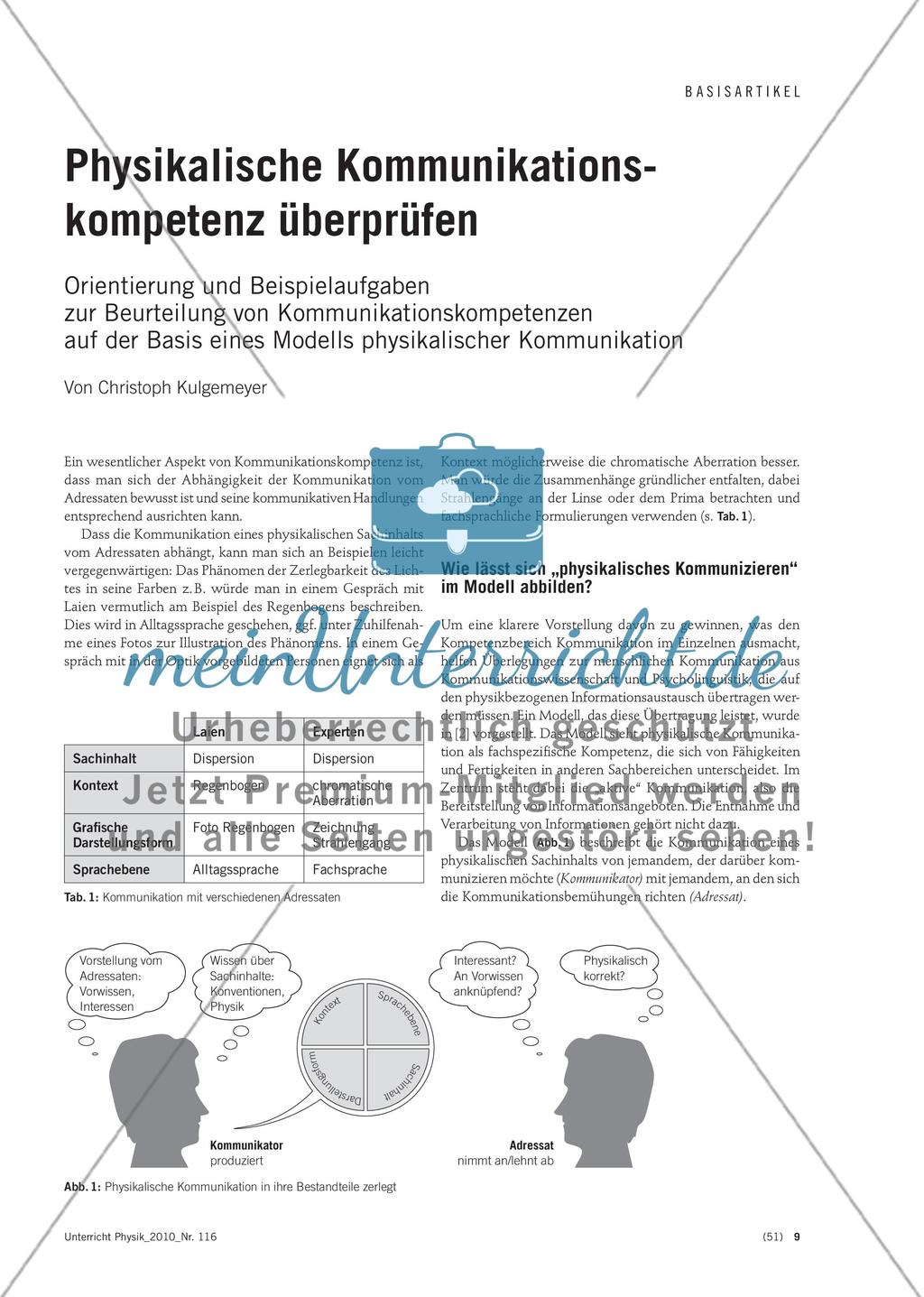 Physikalische Kommunikationskompetenz überprüfen Preview 1