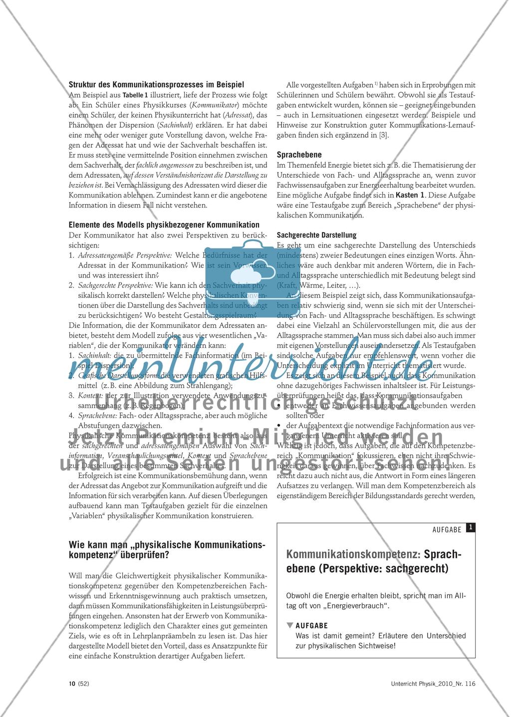 Physikalische Kommunikationskompetenz überprüfen Preview 2