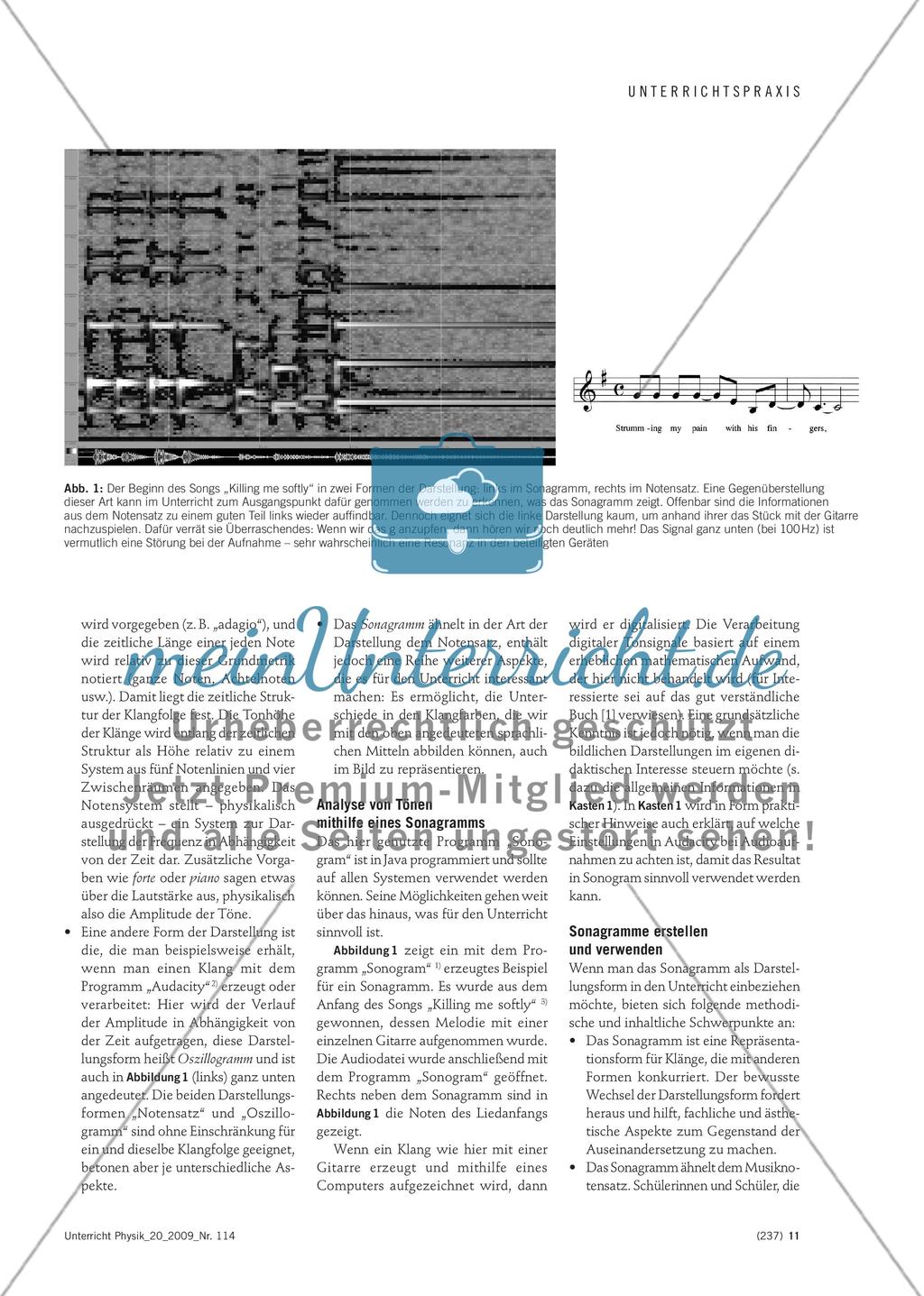 Klänge hören und lesen - Akustische Phänomene durch einen Wechsel der Darstellungsformen erkunden Preview 2