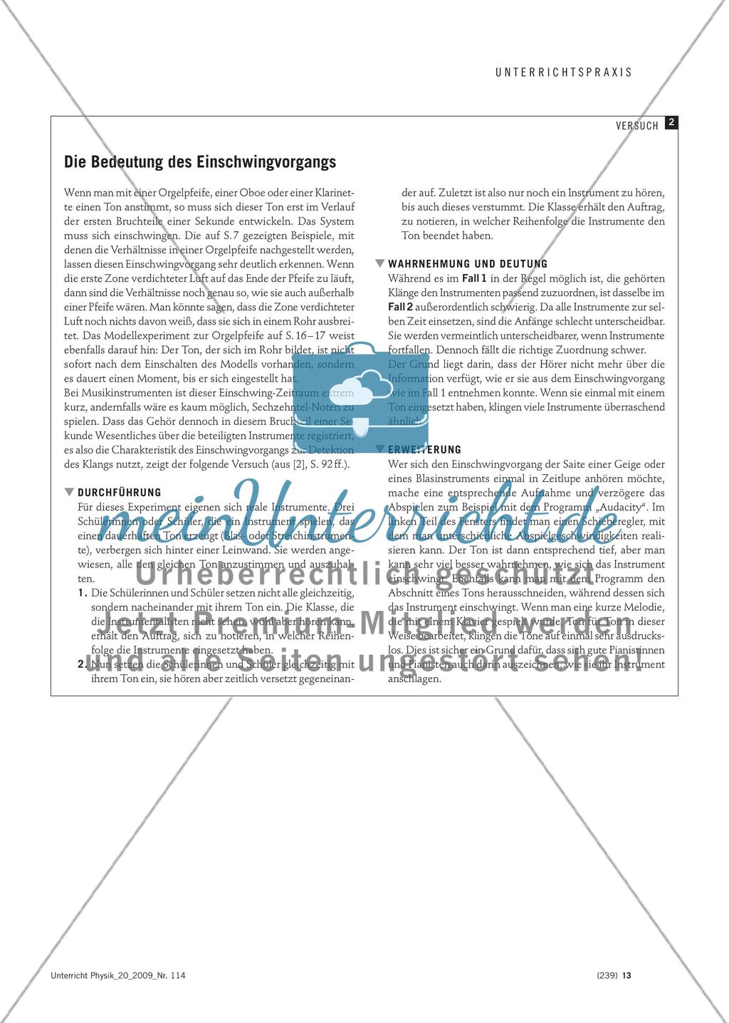 Klänge hören und lesen - Akustische Phänomene durch einen Wechsel der Darstellungsformen erkunden Preview 4