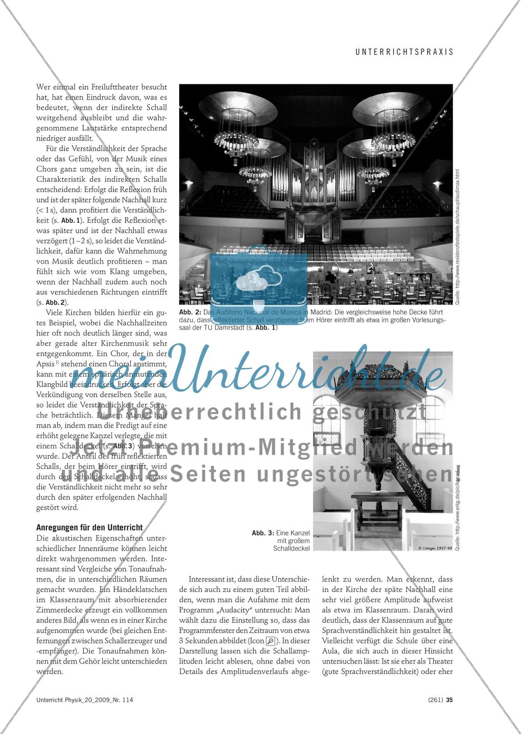 Klänge und Geräusche im Alltag - Vorschläge für die Untersuchung akustischer Eigenschaften der Lebenswelt von Schülerinnen und Schülern Preview 2