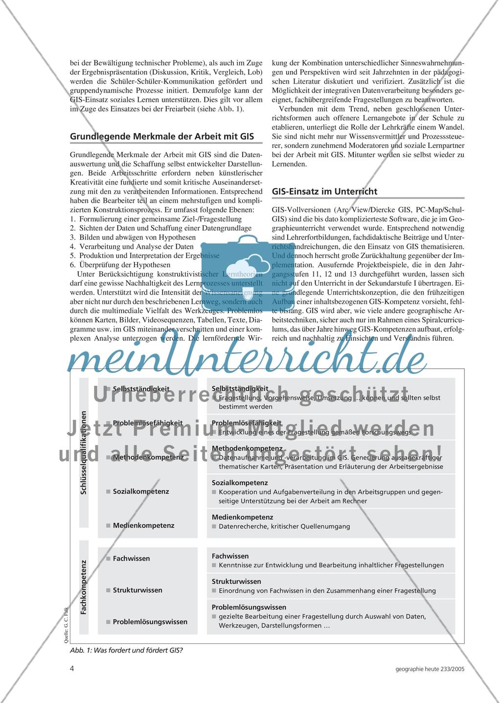 Didaktik und Methodik des schulischen GIS-Einsatze Preview 3