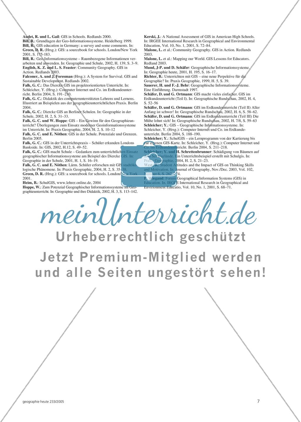 Didaktik und Methodik des schulischen GIS-Einsatze Preview 6
