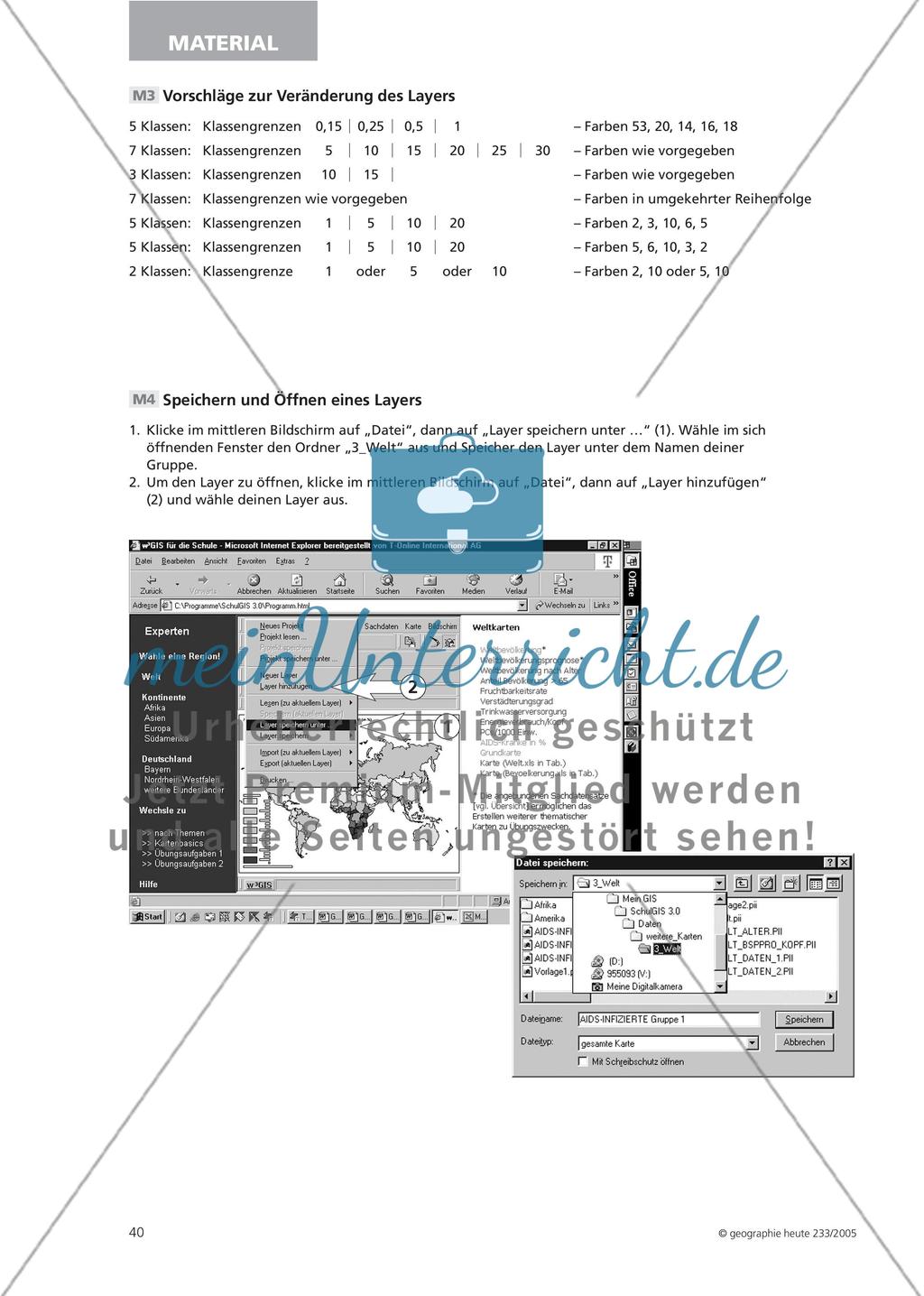 Bevölkerungsgeographie mit GIS-Datensätzen - HIV in Afrika Preview 5