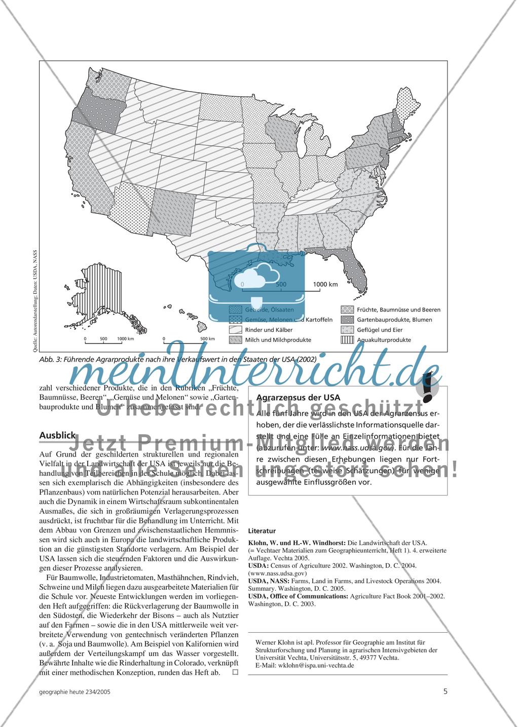 Any crop – somewhere - Strukturen und Vielfalt der Landwirtschaft USA Preview 4