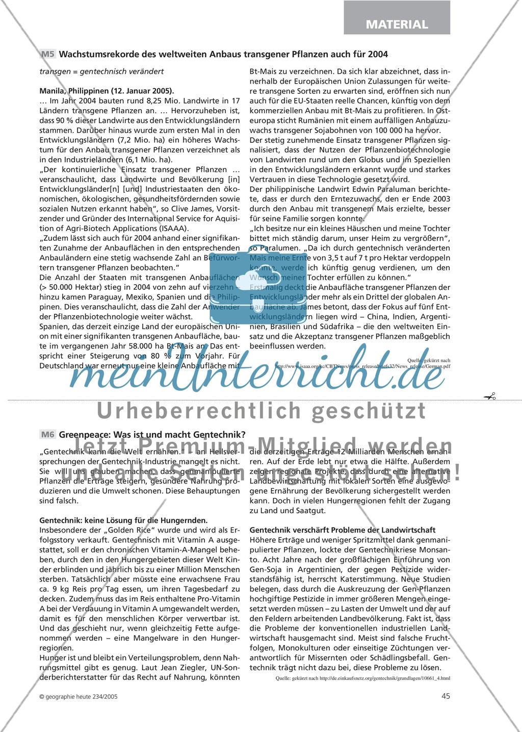 Pflanzen der unbegrenzten Möglichkeiten? - Genfood in den USA Preview 4