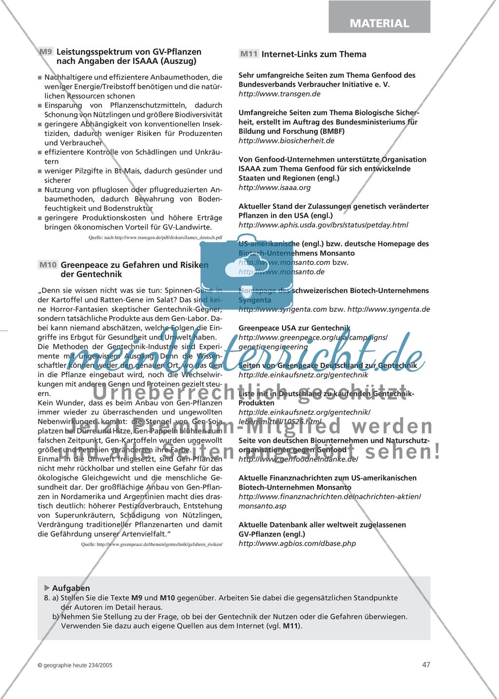 Pflanzen der unbegrenzten Möglichkeiten? - Genfood in den USA Preview 6