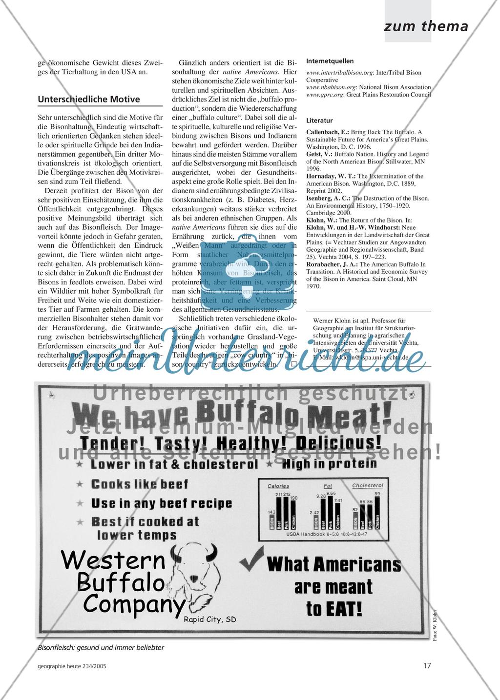 Raising Bison for Nature, Fun and Bucks - Die Rückkehr der Bisons Preview 2
