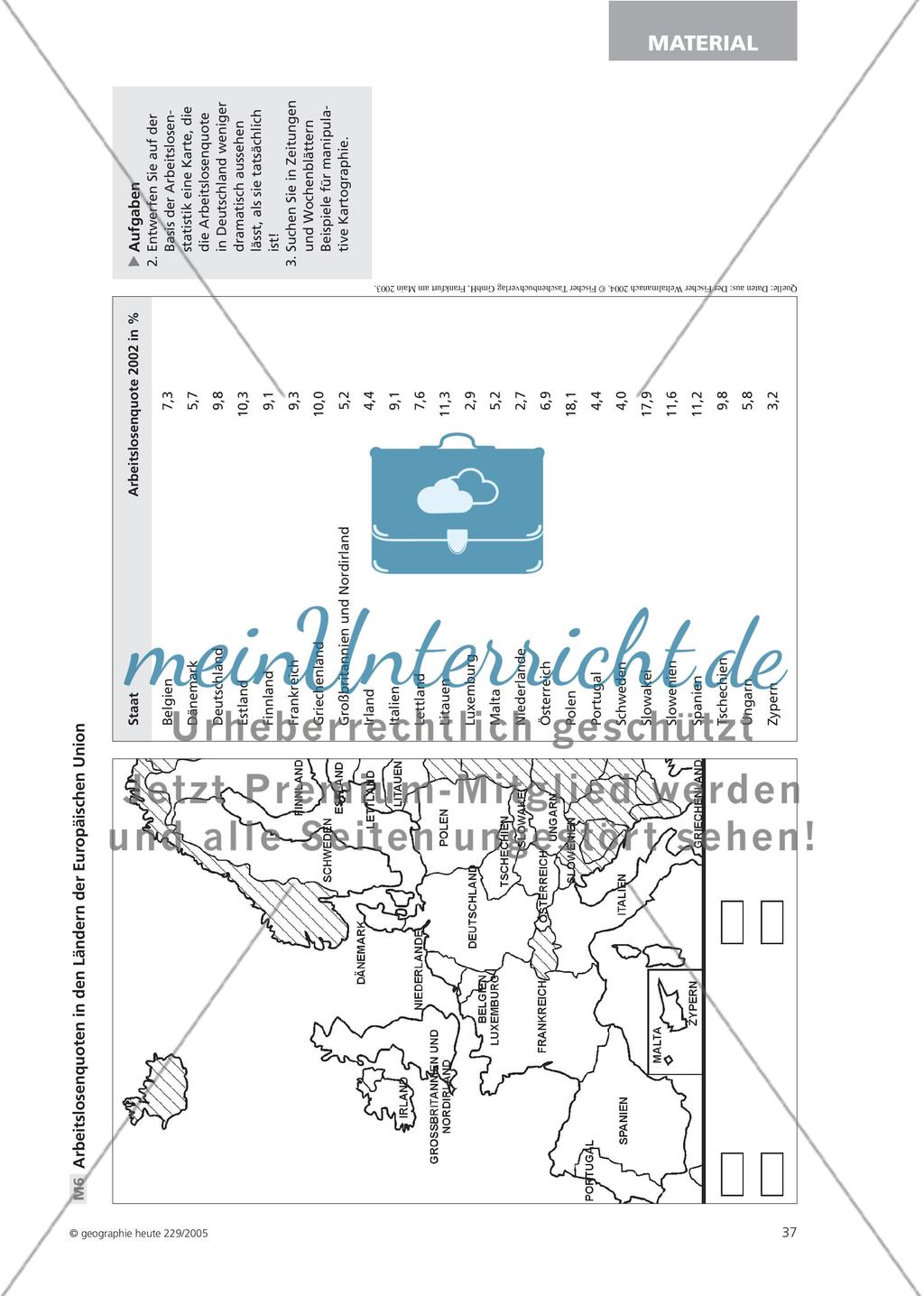 Interpretation und Manipulation in der thematischen Kartographie - Schüler überprüfen Kartenaussagen Preview 6