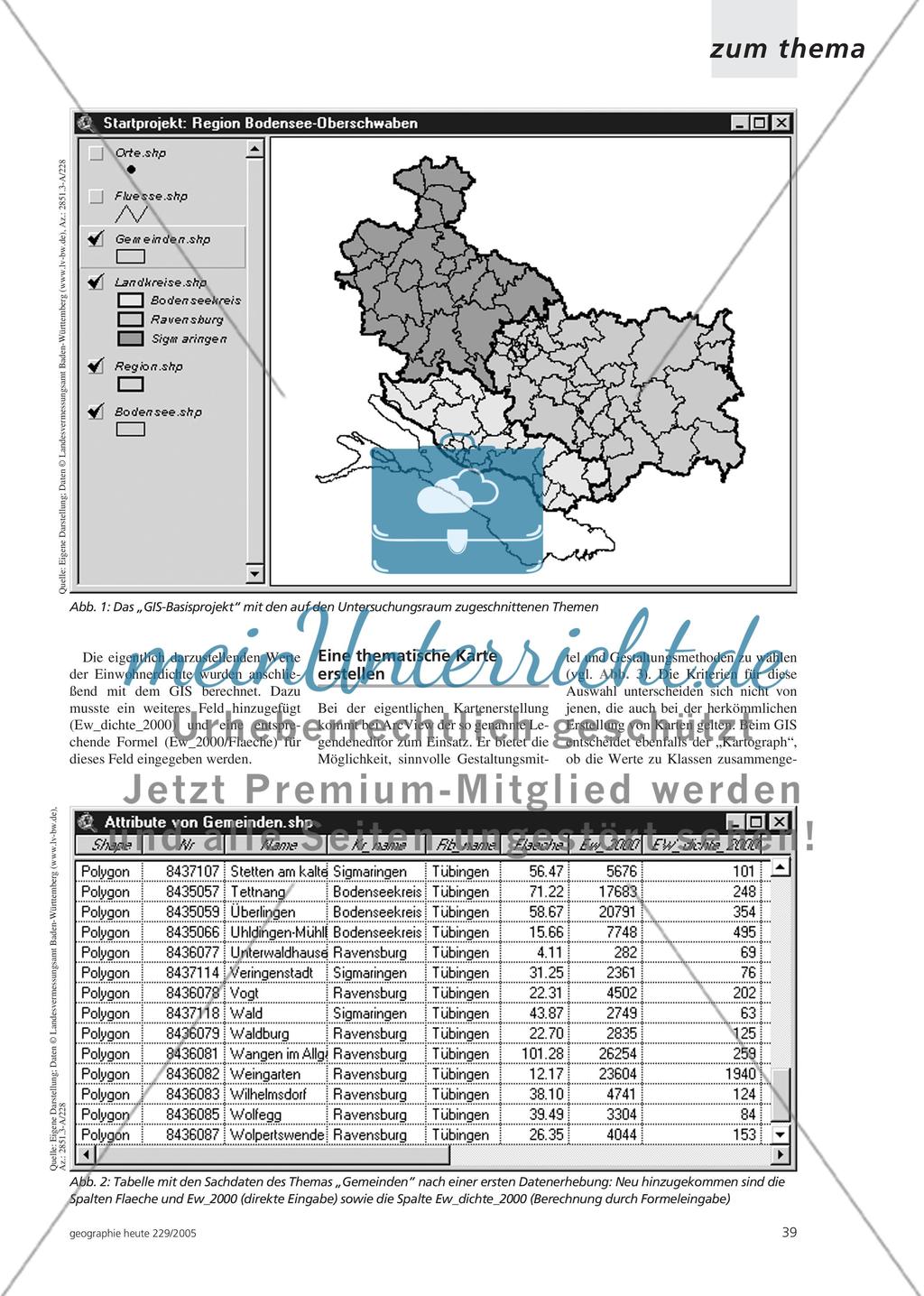 Thematische Karten mit GIS erstellen und auswerten Preview 2