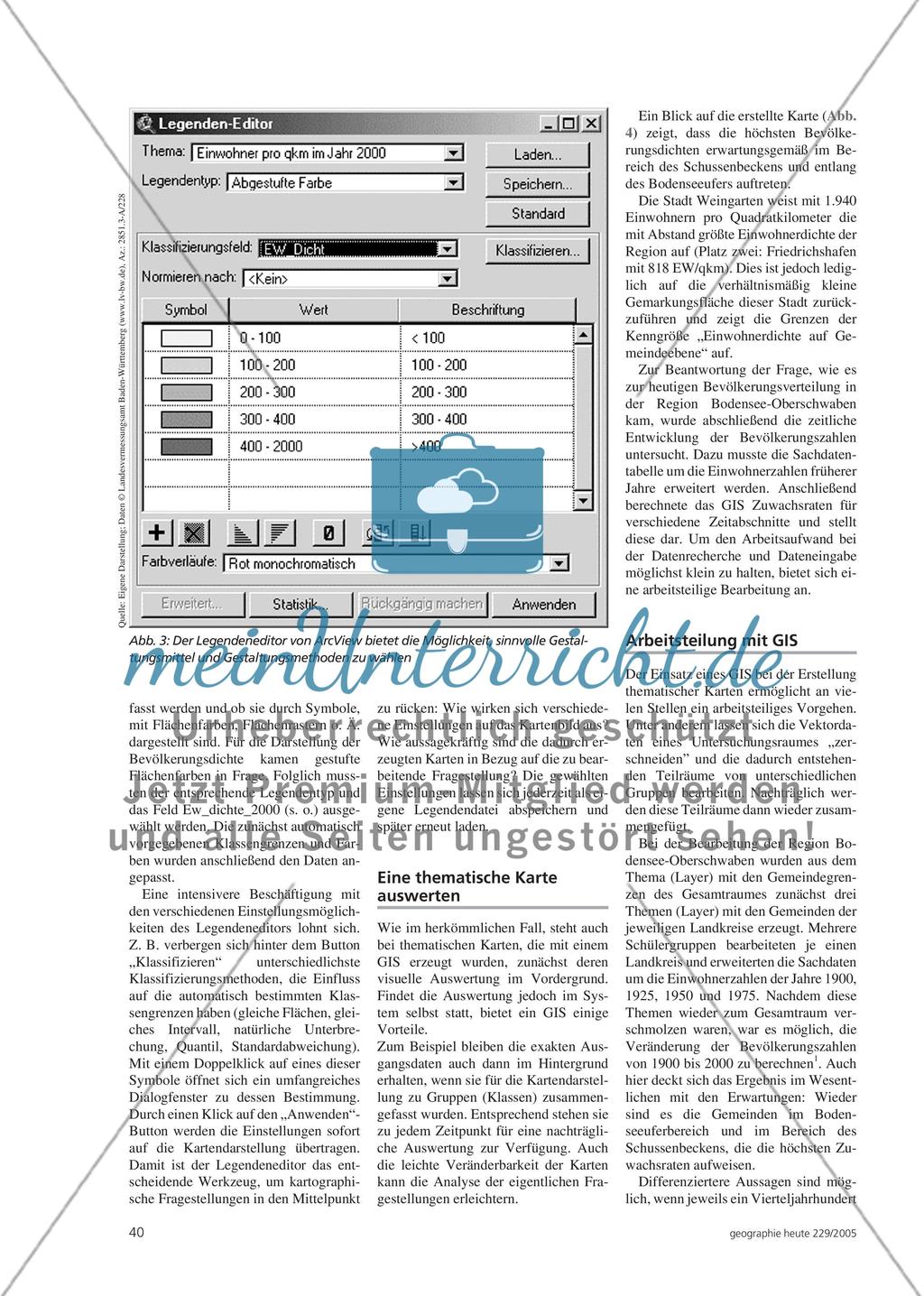 Thematische Karten mit GIS erstellen und auswerten Preview 3