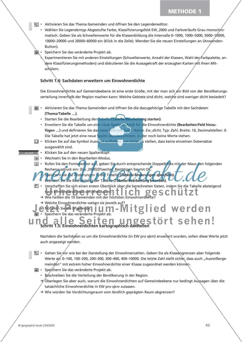 Thematische Karten mit GIS erstellen und auswerten Preview 6