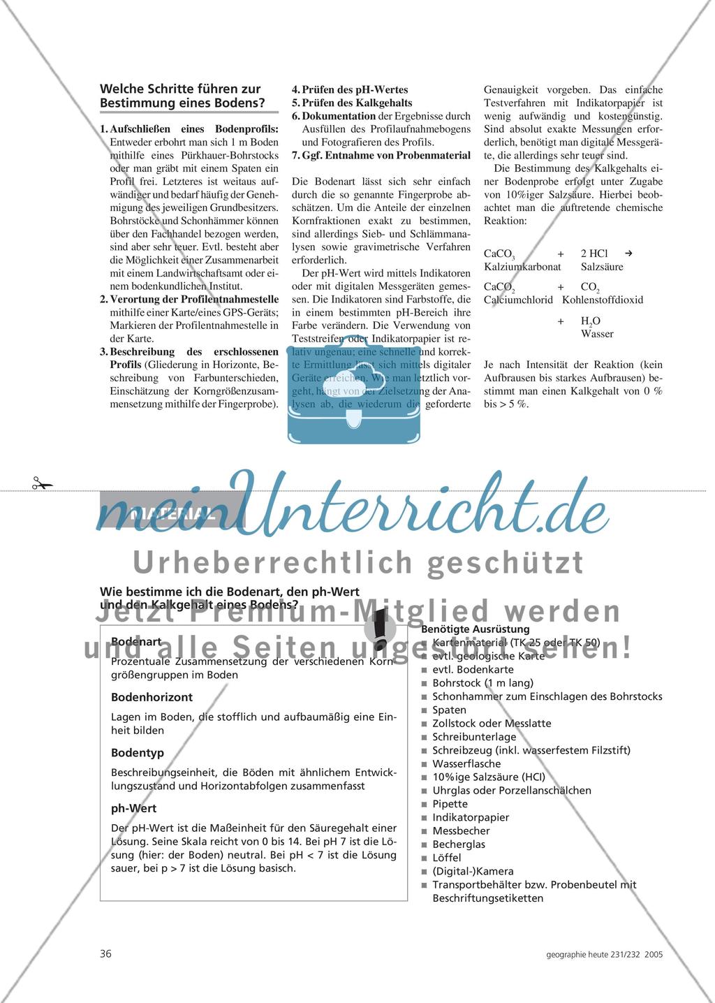 Wie bestimmt man einen Boden? Preview 2