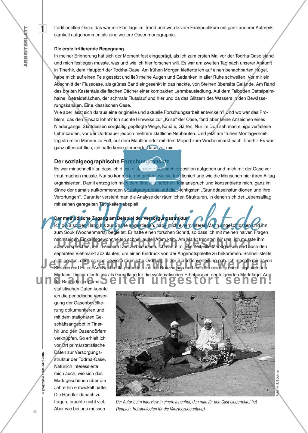 Persönliche Notizen zur Erforschung der Todrha-Oase - Ein Beitrag zur wissenschaftspropädeutischen Orientierung Preview 4