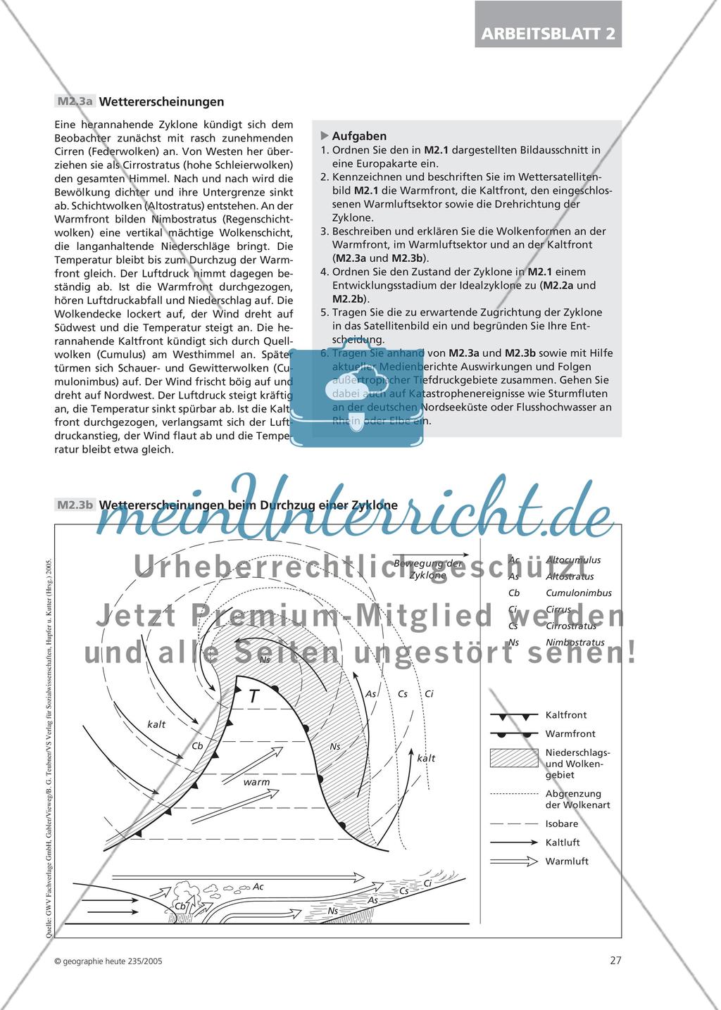 Tropisch oder außertropisch? - Mit Wettersatellitenbildern Tiefdruckgebiete vergleichen Preview 6