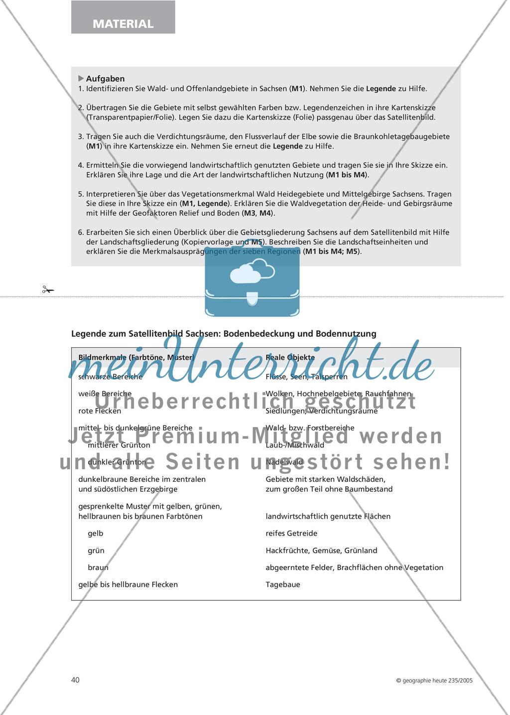 Sachsen von oben - Landschaftsmerkmale aus Satellitenbildern interpretieren Preview 3