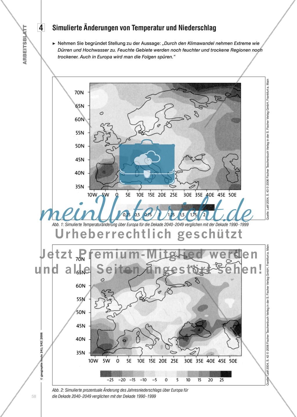 Klimawandel und Süßwasserdargebot: Segen oder Katastrophe? - Mit Methodenvielfalt die Auswirkungen des Klimawandels auf den Wasserkreislauf untersuchen Preview 5