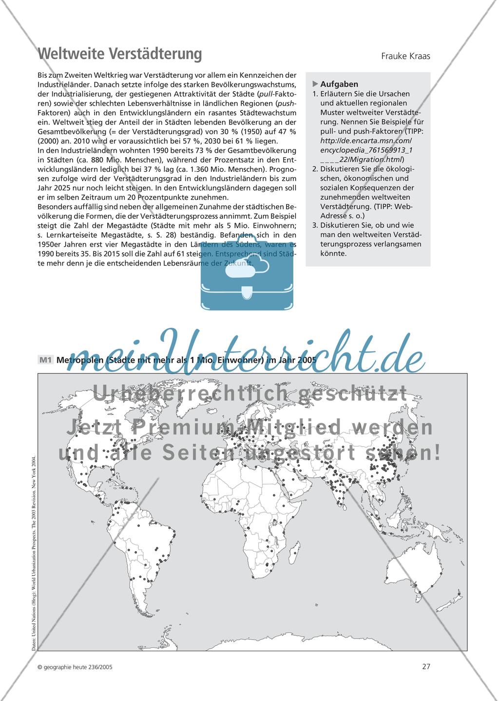 Weltweite Verstädterung Preview 1