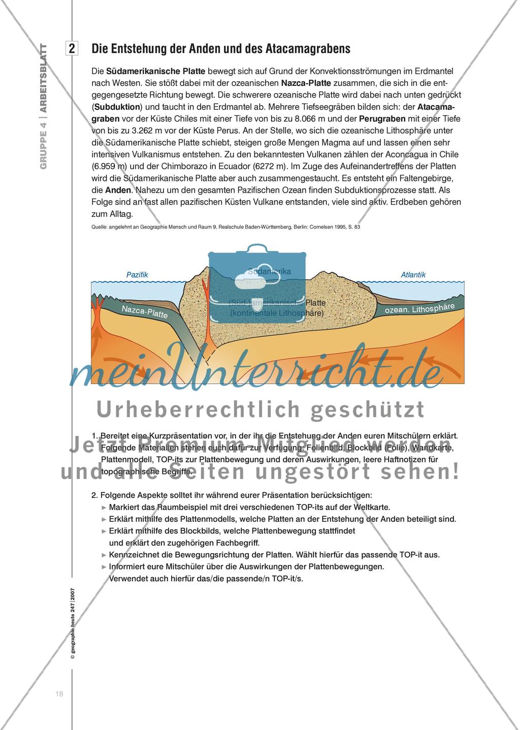 „Alles Schiebung!“ - Selbstständig und handlungsorientiert tektonische Prozesse kennen lernen Preview 9