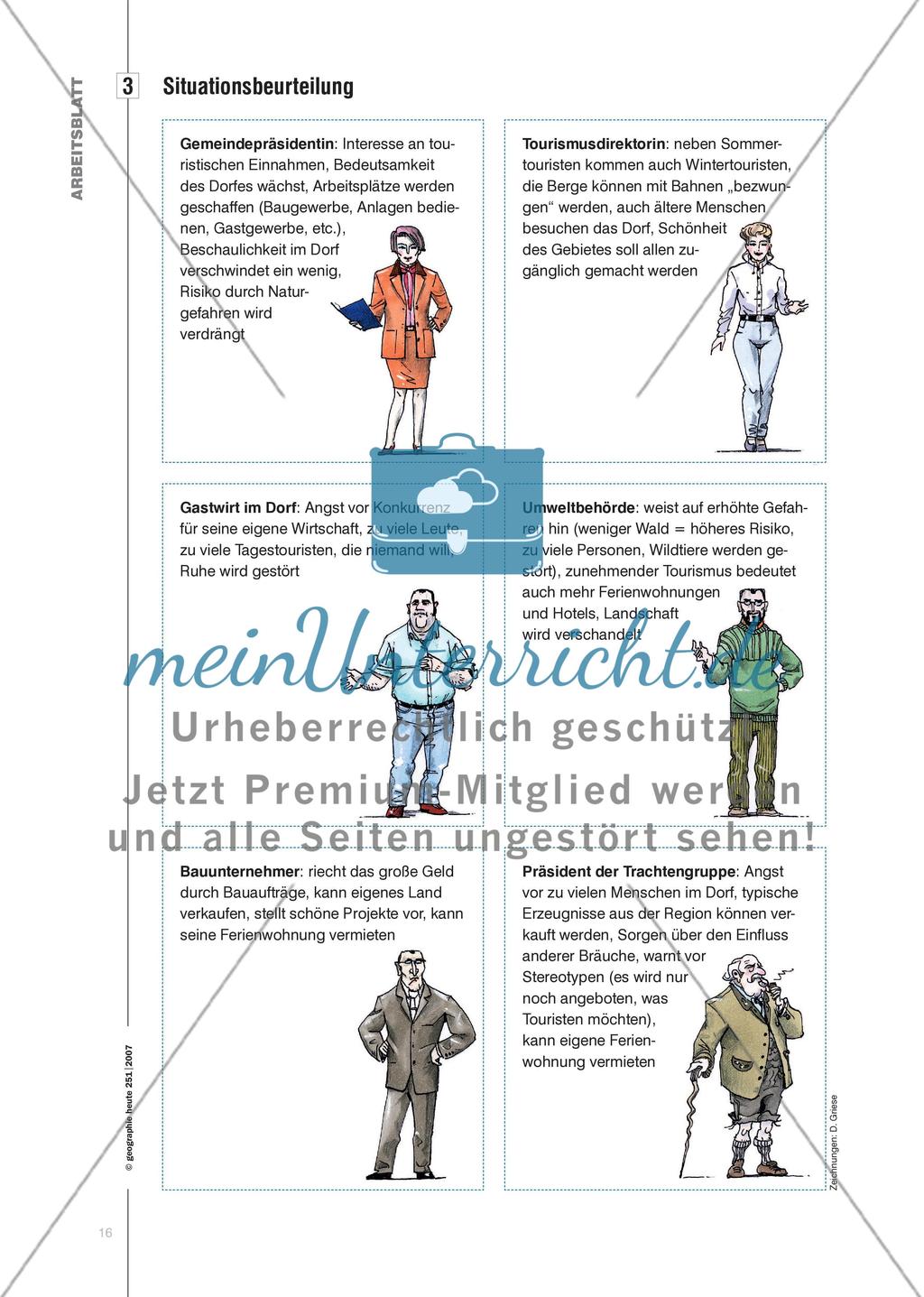 Bergwald ist Schutzwald! - Die Bedeutung des Bergwaldes auf Postern und in einem Rollenspiel verdeutlichen Preview 9