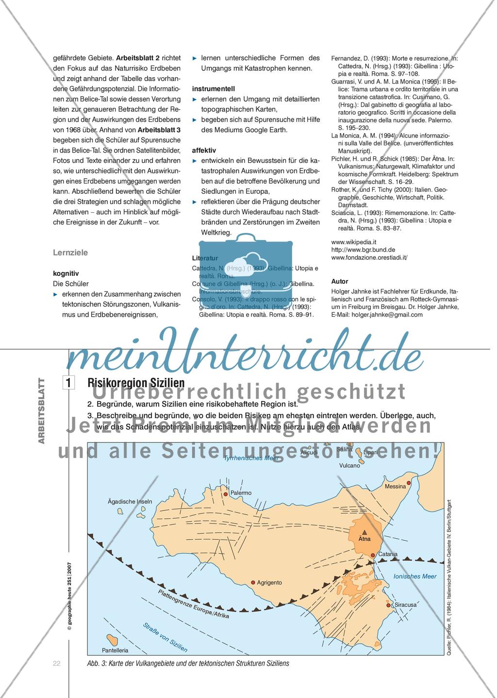 La terra trema – Die Erde bebt - Umgang mit Katastrophen am Beispiel des Erdbebens im Belice-Tal, Sizilien Preview 3