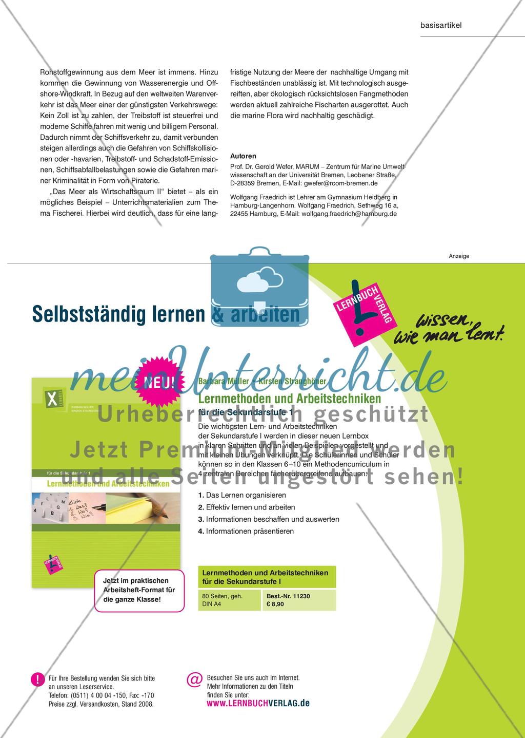 Faszination Ozean - Das Weltmeer und seine Bedeutung für Wissenschaft, Gesellschaft und Schule Preview 8