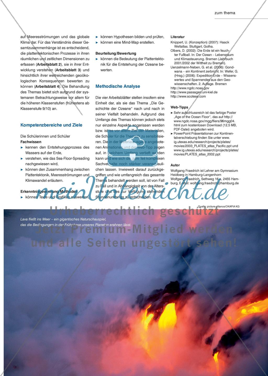 Vom Ur-Ozean zu den sieben Weltmeeren - Die Geschichte der Ozeane und ihre geoökologischen Folgen Preview 2