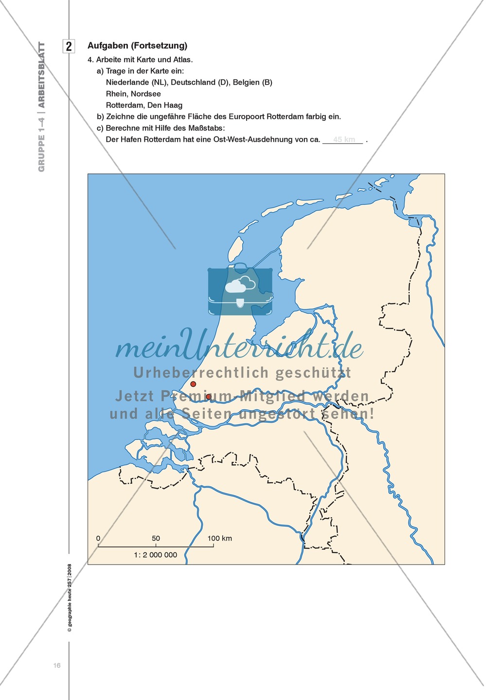 Eine Hafenlandschaft am Beispiel des Hafens Rotterdam kennenlernen Preview 9