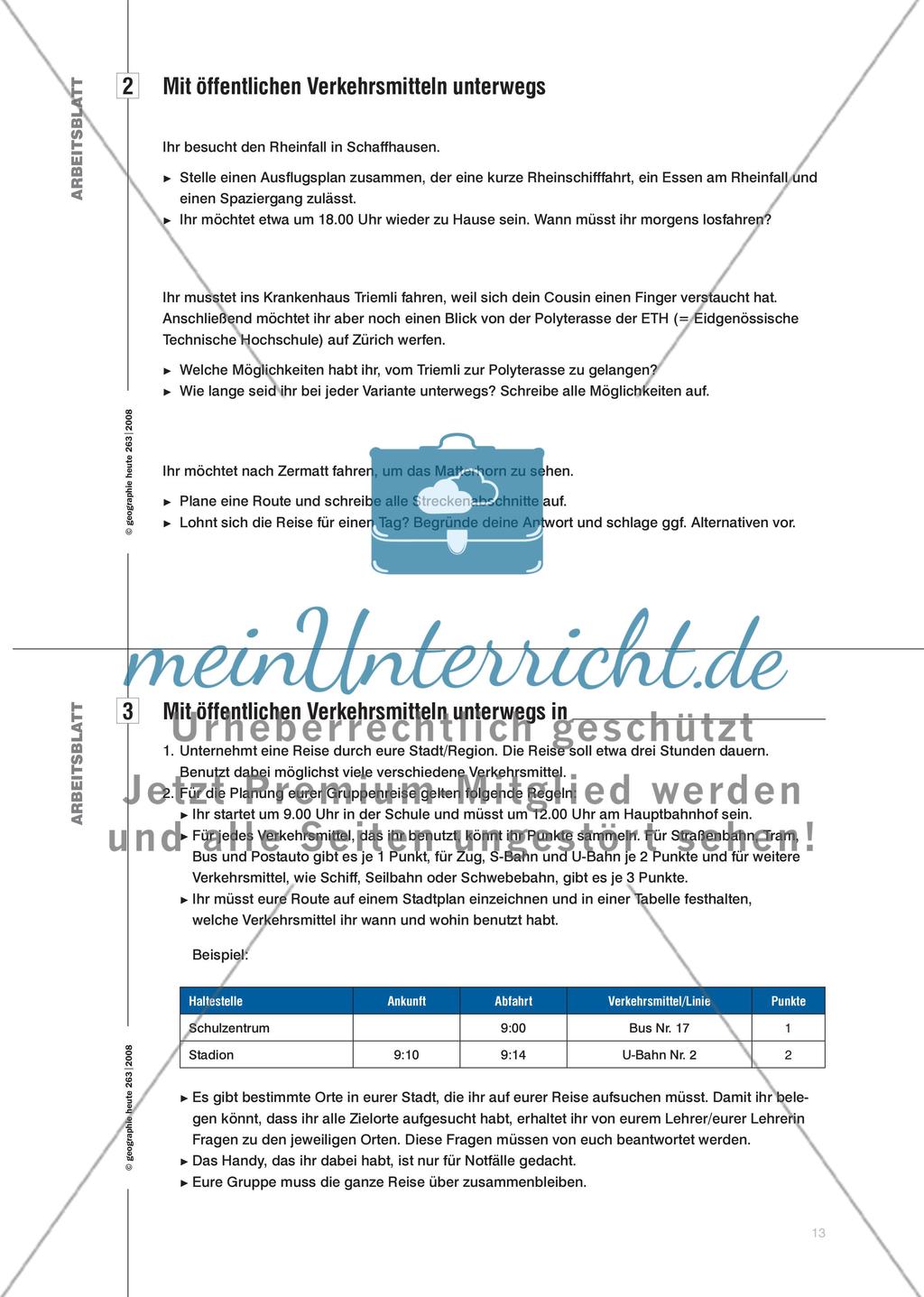 Ich bin mobil! - Mit dem ÖPNV umweltschonend unterwegs Preview 5