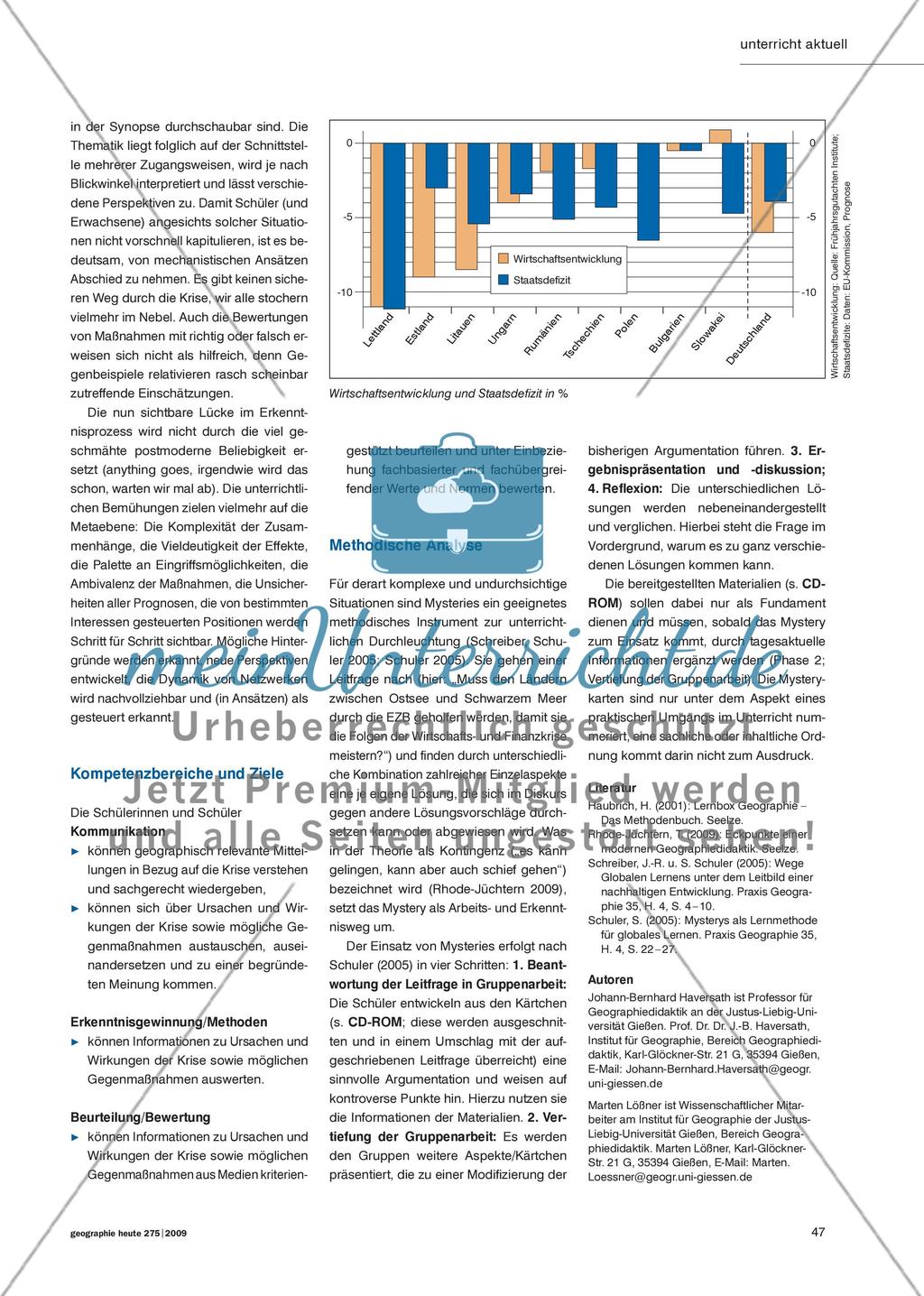 Folgen der Wirtschafts- und Finanzkrise für die Länder Osteuropas - Orientierung im Dschungel der Ursachen, Wirkungen und Bewertungen gewinnen Preview 2