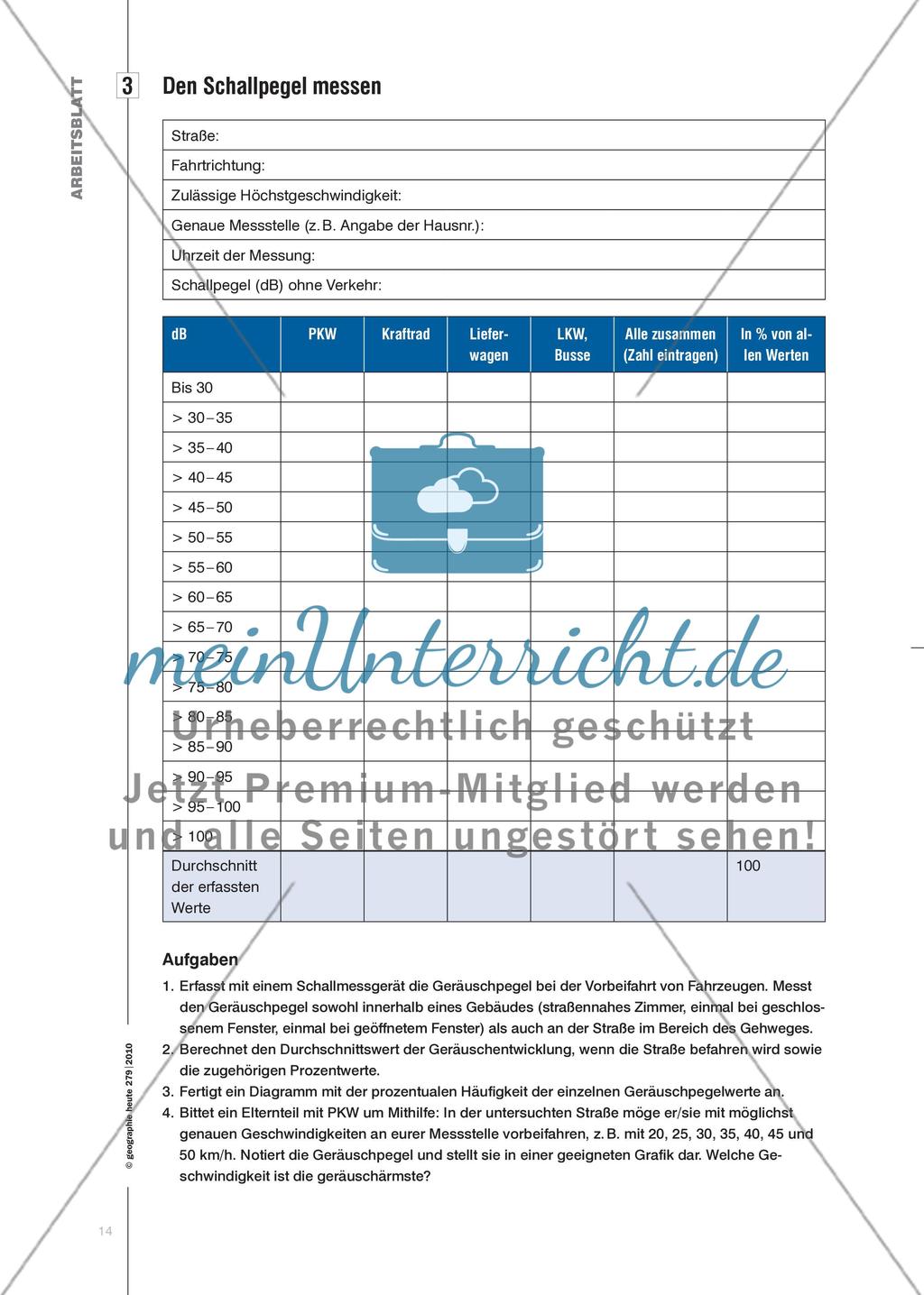 Messen, evaluieren, regulieren - Das Verkehrsaufkommen bestimmen und Beruhigungsmaßnahmen entwickeln Preview 7