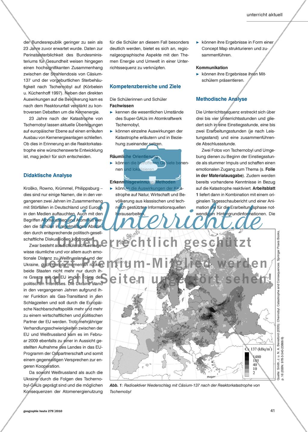 Der Super-GAU von Tschernobyl - Auswirkungen der Reaktorkatastrophe auf das Mensch-Umwelt-System Preview 2