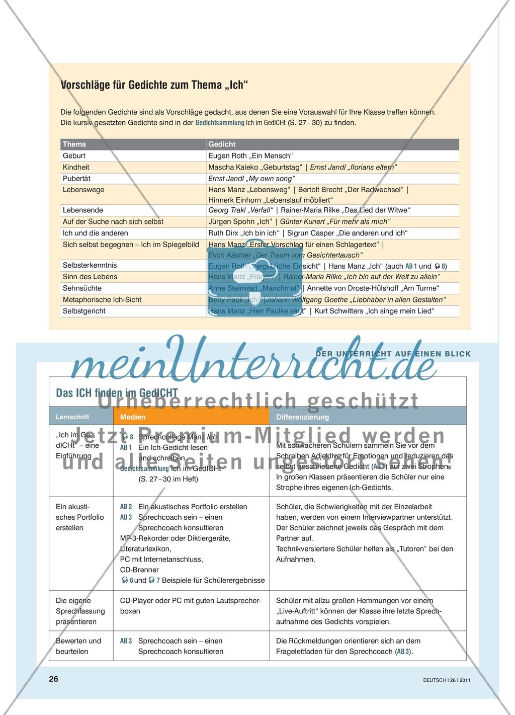 Das Ich finden im GedICHt - Selbstperformance mit dem akustischen Portfolio Preview 3