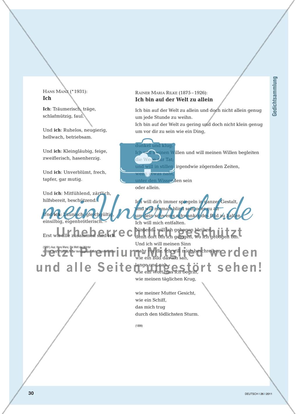 Das Ich finden im GedICHt - Selbstperformance mit dem akustischen Portfolio Preview 7