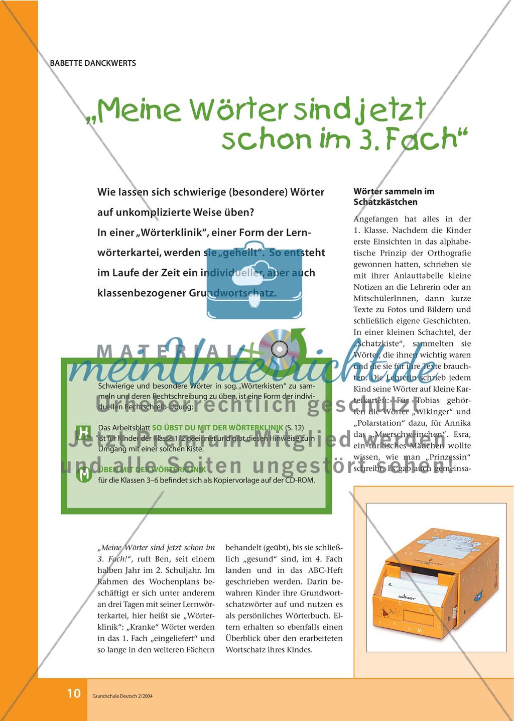 „Meine Wörter sind jetzt schon im 3. Fach“ Preview 1
