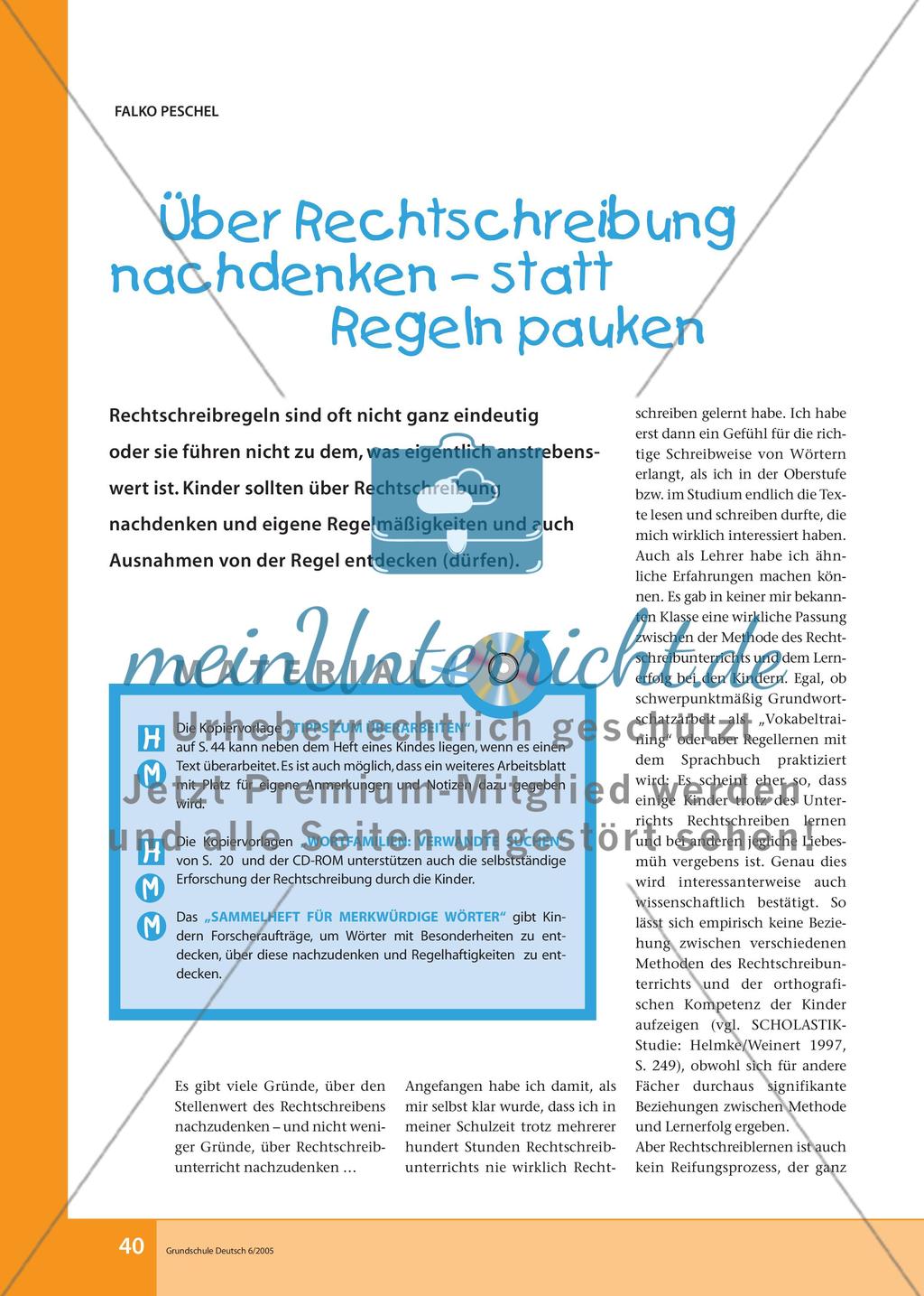 Implizites Rechtschreiblernen Preview 1