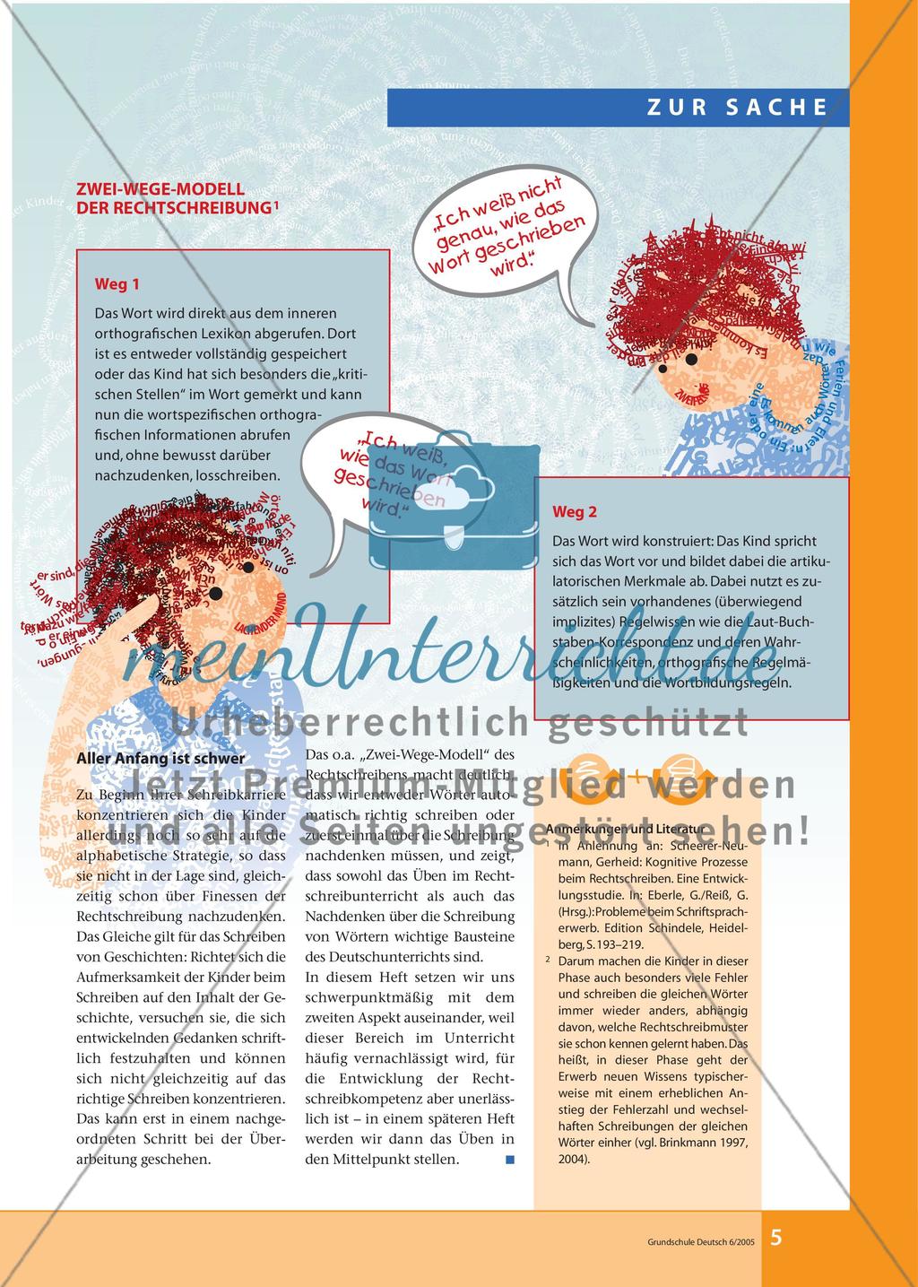 Das zwei-Wege-Modell der Rechtschreibung Preview 2