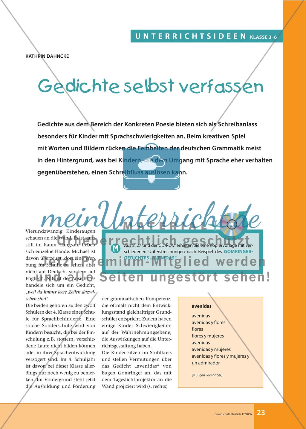 Gedichte selbst verfassen Preview 1