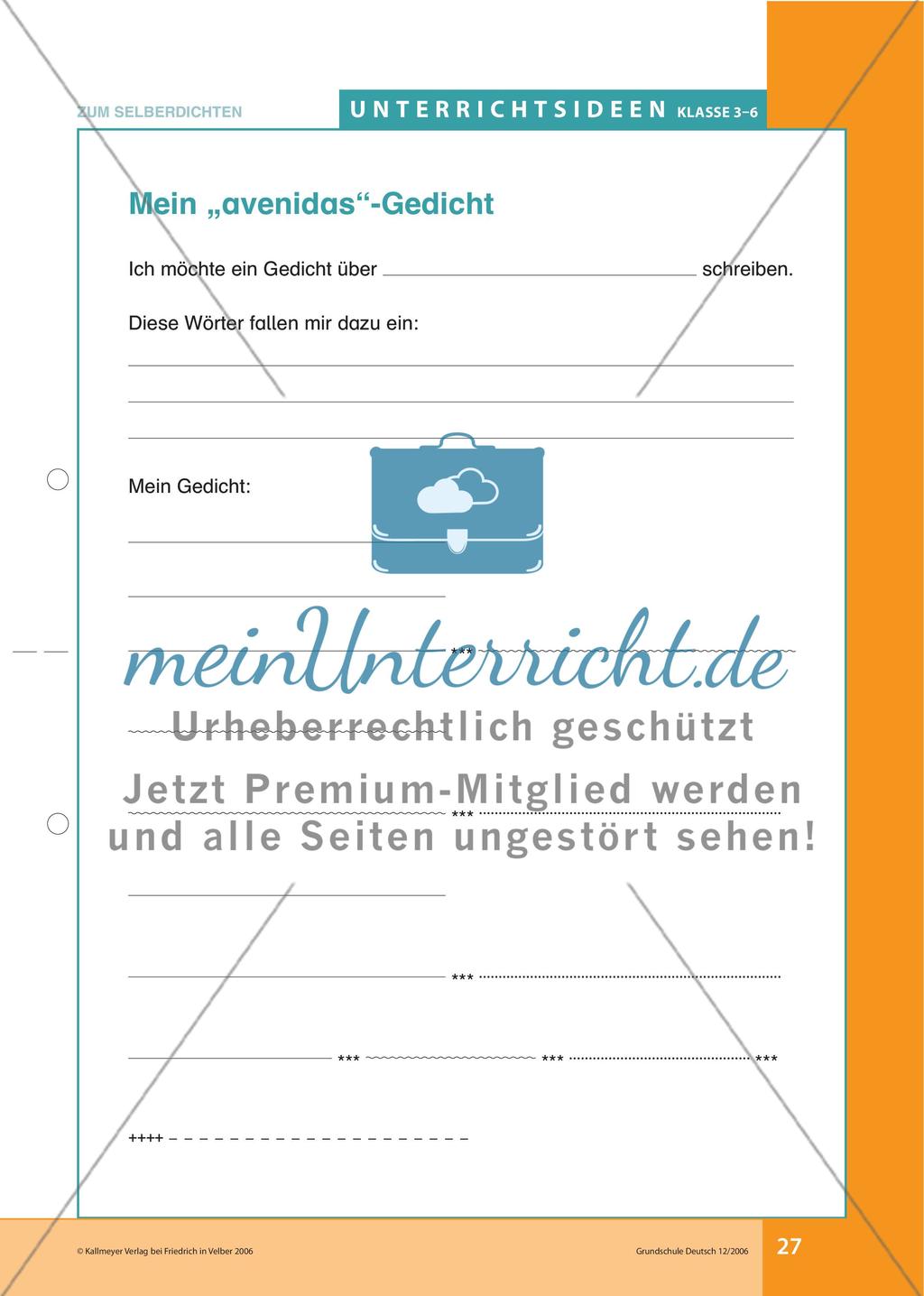 Gedichte selbst verfassen Preview 5
