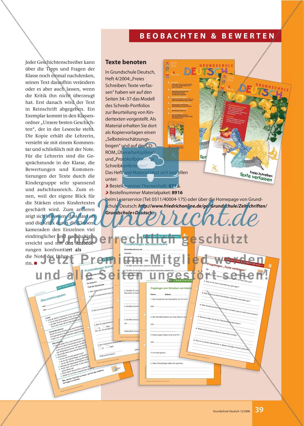 Texte bewerten Preview 2