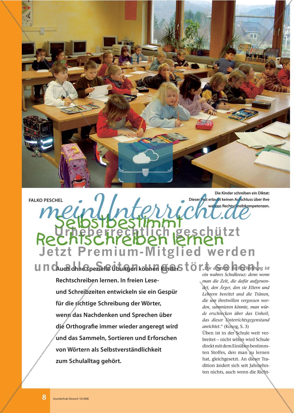 Selbstbestimmt Rechtschreiben lernen Preview 1