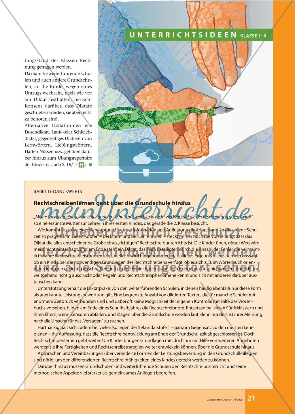 Keine Diktate? – Was dann? Preview 2
