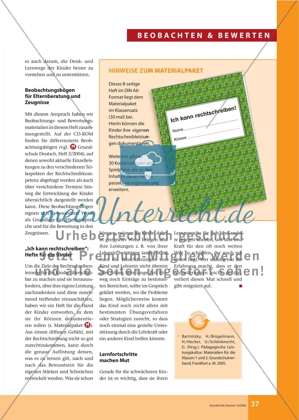 Leistungen der Kinder wahrnehmen, würdigen und fördern Preview 2