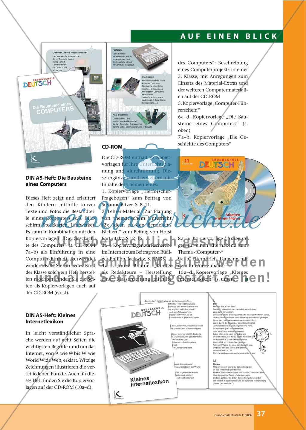 Hinweise zum Materialpaket Preview 2