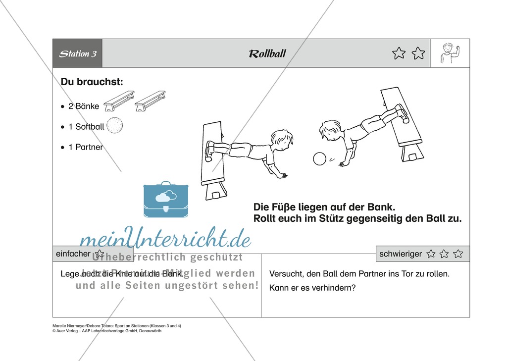 Fitness: Kraft und Ausdauer spielerisch an acht Stationen fördern Preview 3
