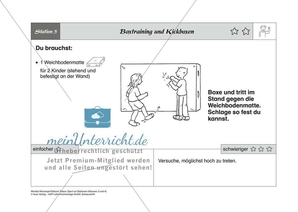 Fitness: Kraft und Ausdauer spielerisch an acht Stationen fördern Preview 5